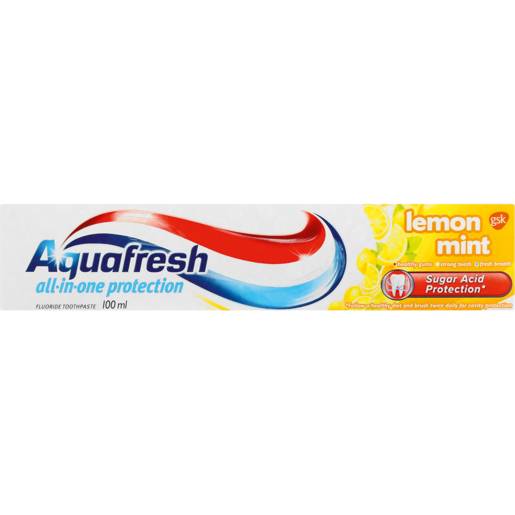 Aquafresh Lemon Mint Toothpaste 100ml